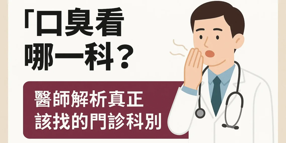 口臭看哪一科？醫師解析真正該找的門診科別